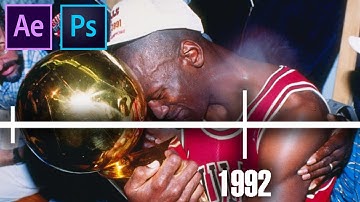 animated timeline from THE LAST DANCE | Adobe After Effects Tutorial