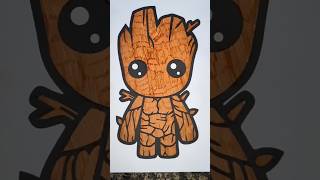 Coloring Groot #coloring