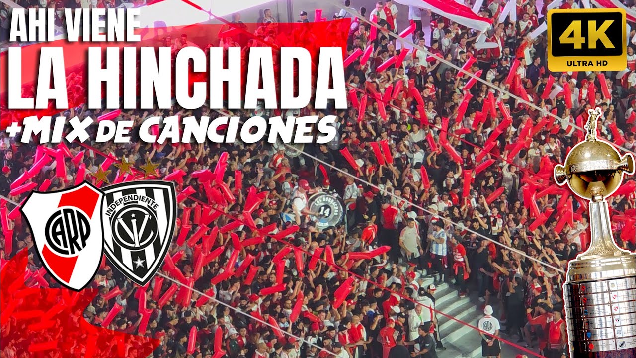 🔥 ¡AHÍ VIENE LA HINCHADA! + El Mejor Mix de Canciones 🎶 | River vs Ind. del Valle