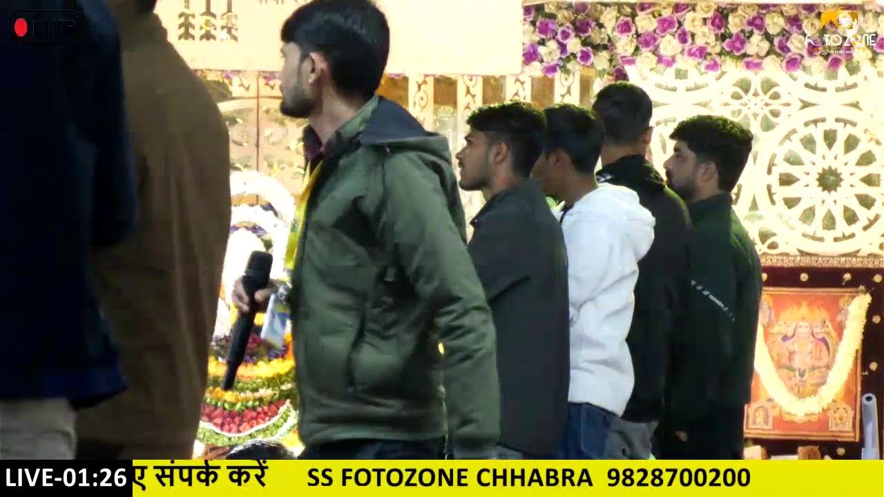 सांवरिया का श्याम से मिलन   भव्य जागरण  कृषि उपज मंडी छबड़ा