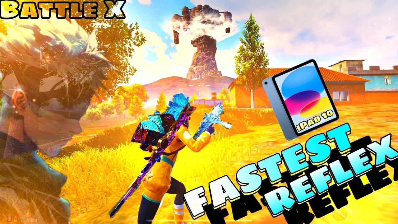 🔥 FASTEST REFLEX | IPAD 10TH BGMI GAMEPLAY IN 2025 💛 SMOOTH + 60 FPS ...