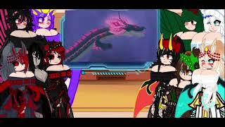 Kaijus fêmeas + @MinusOne-x8r reagindo a Godzilla vs Tiamat[DinoMania]/Gacha Plus\
