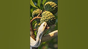 The Ivory Serpent | White Snake and the Custard Apple | 8K #specialeffectsartist #cinematicarts