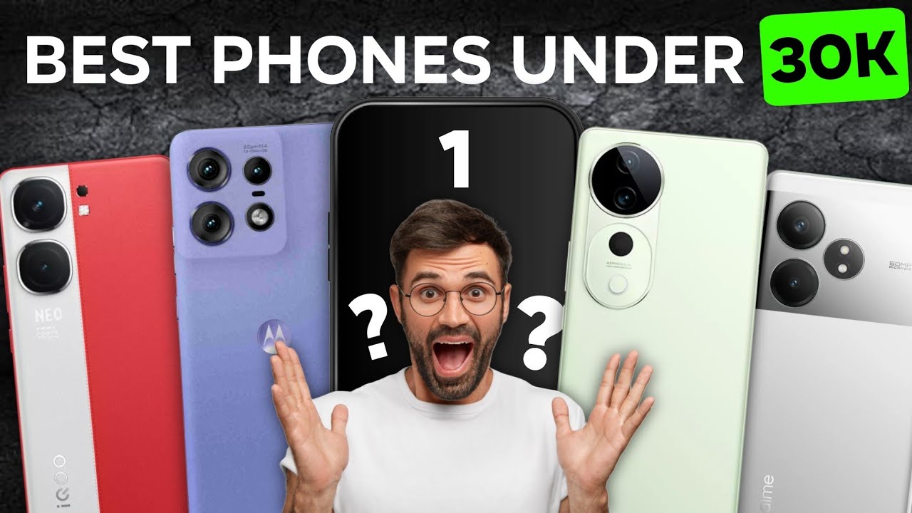 Top 5 Best Smartphones Under ₹30,000 - October 2024 🔥🔥