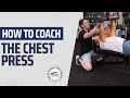 How To Coach The Dumbbell Chest Press Like A Pro || NASM-CPT Trainer Tips and Cues