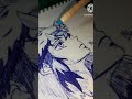 inosuke 😈#drawing #art #anime #demonslayer #shorts #youtubeshorts #trending #trendingshorts