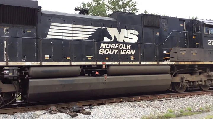 NS 202 departs Shenandoah, VA with an SD70M-2 lead...
