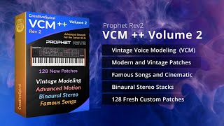 Prophet Rev2 Soundset VCM ++ Volume 2 Patches