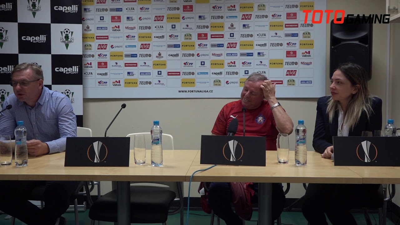Aleksander Tarkhanov's press conference after match against Jablonec football score