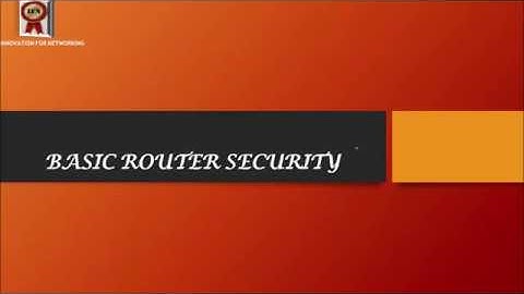 How to configure security for cisco router in packet tracer