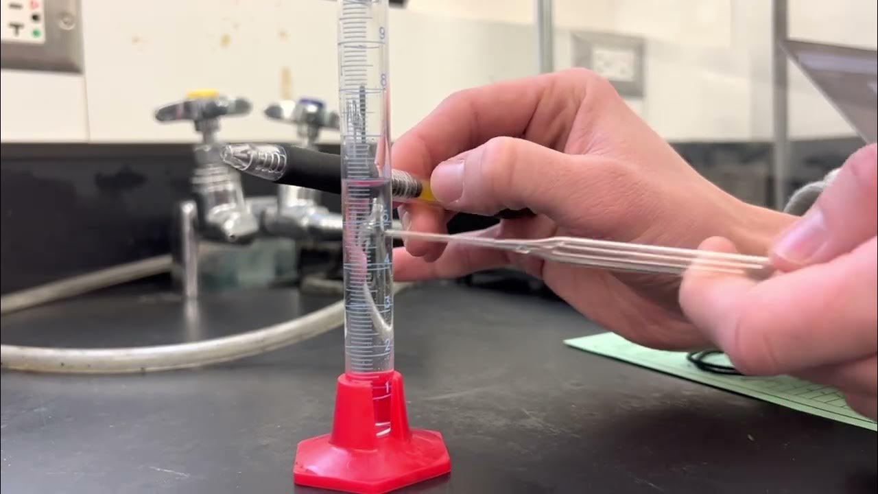 CHEM 107 Lab Skills 3 Graduated Cylinder YouTube