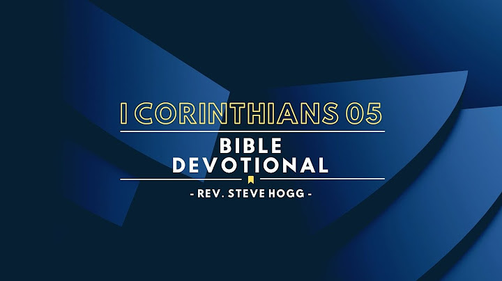 I Corinthians 5 Explained