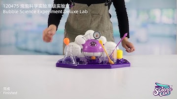 Bubble Science Experiment Deluxe Lab Unpack & Assemble