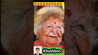 Bollywood actress Kushboo face transformation journey. #oldlook #age #young #song #trading