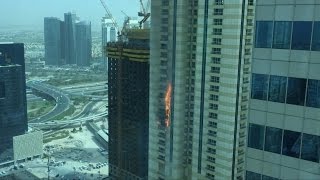 Dubai Sulafa Tower fire: Massive blaze breaks out in luxury marina apartments [VIDEO]