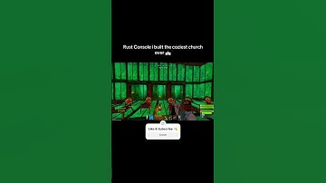 Rust Console I built the coziest church ever…#shorts #rust #rustconsole
