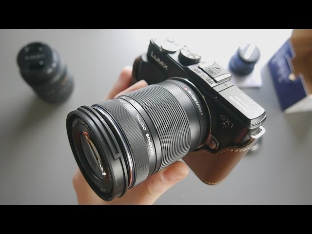 Olympus M. Zuiko 40-150mm f4-5.6 Micro Four Thirds Lens Unboxing