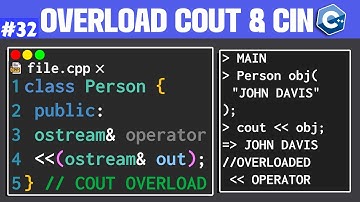 Overload Cout & Cin C++ OOP
