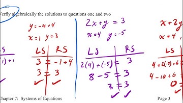 Math 10C - 7.1 - Systems of Linear Equations