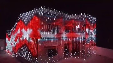 Pixel LED Building Design Effects