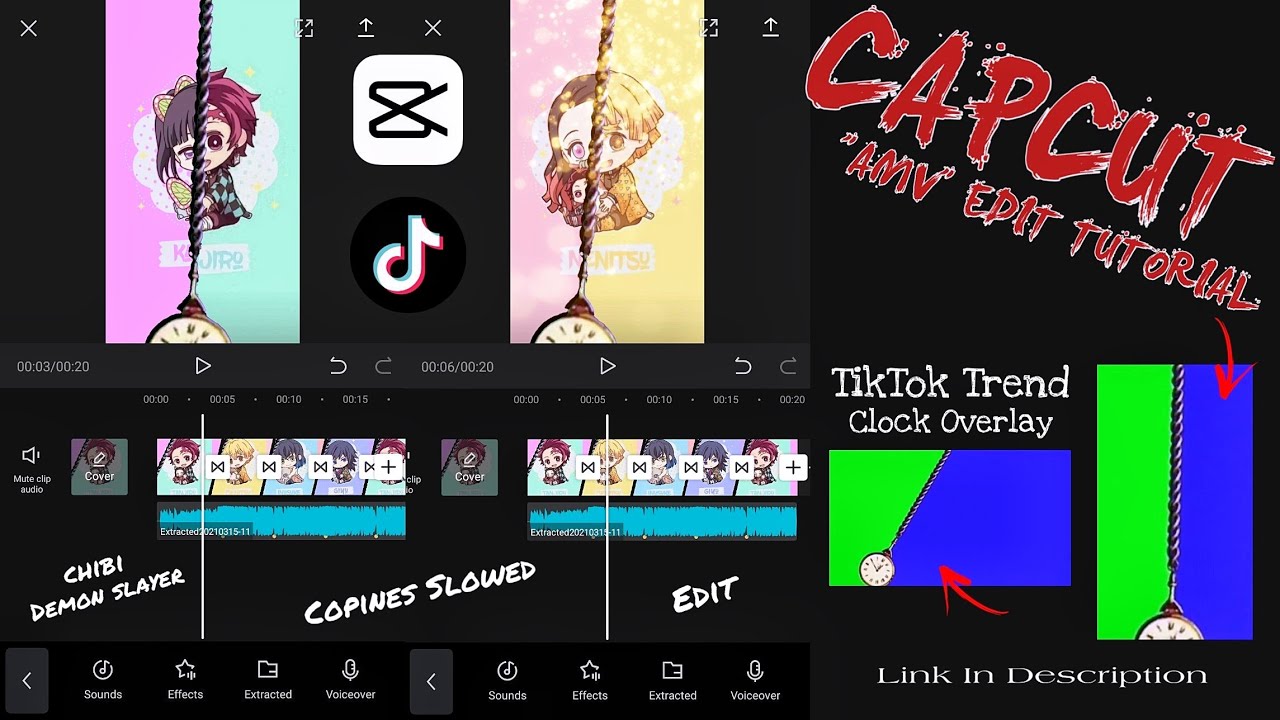 Anime TikTok Trend Clock Overlay CapCut AMV Edit Tutorial - YouTube