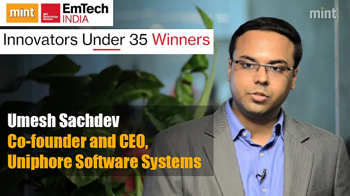 Innovators under 35 Winners | Umesh Sachdev co-founder and CEO, Uniphore Software Systems