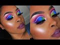 Colorful Glitter Cut Crease | MAKEUP TUTORIAL