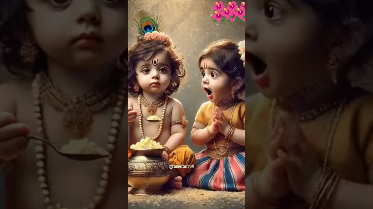 🌺choto choto so Krishn #shorts #sorts #song #bhaktivibes #yt #krishna #new #cute #bhajan #bhakti