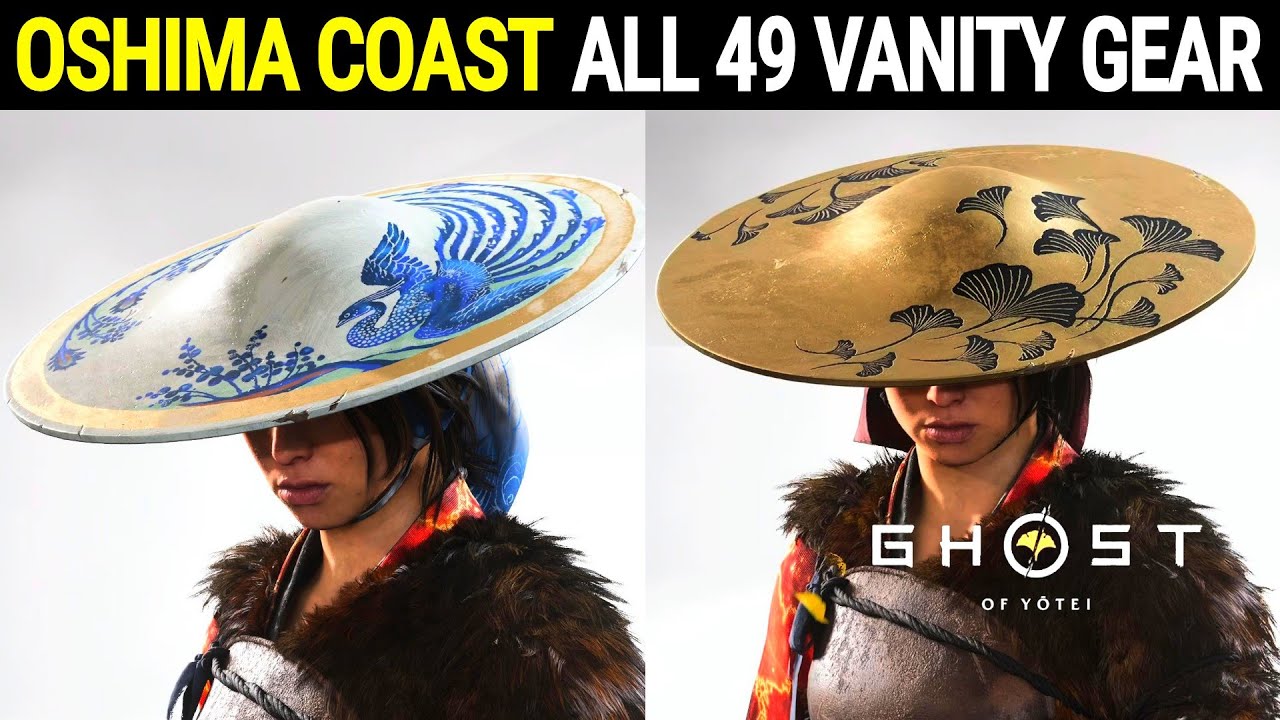 Oshima Coast All Vanity Gear Locations - Ghost of Yotei
