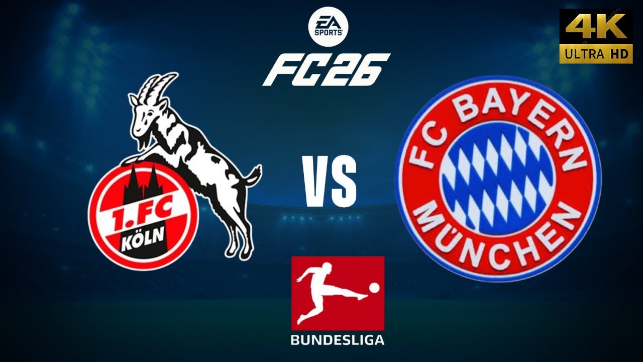 FC 26 - FC Koln vs Bayern Munich - Bundesliga 25/26 Full Match - PC [4K60]