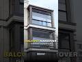 Best Balcony Enclosure Design for Indian Apartments 2026 | Fixed Glass Panel + Sliding Window
