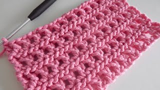 This EASY Crochet Stitch Is Great For EVERYTHING!!! Crochet Video Tutorial