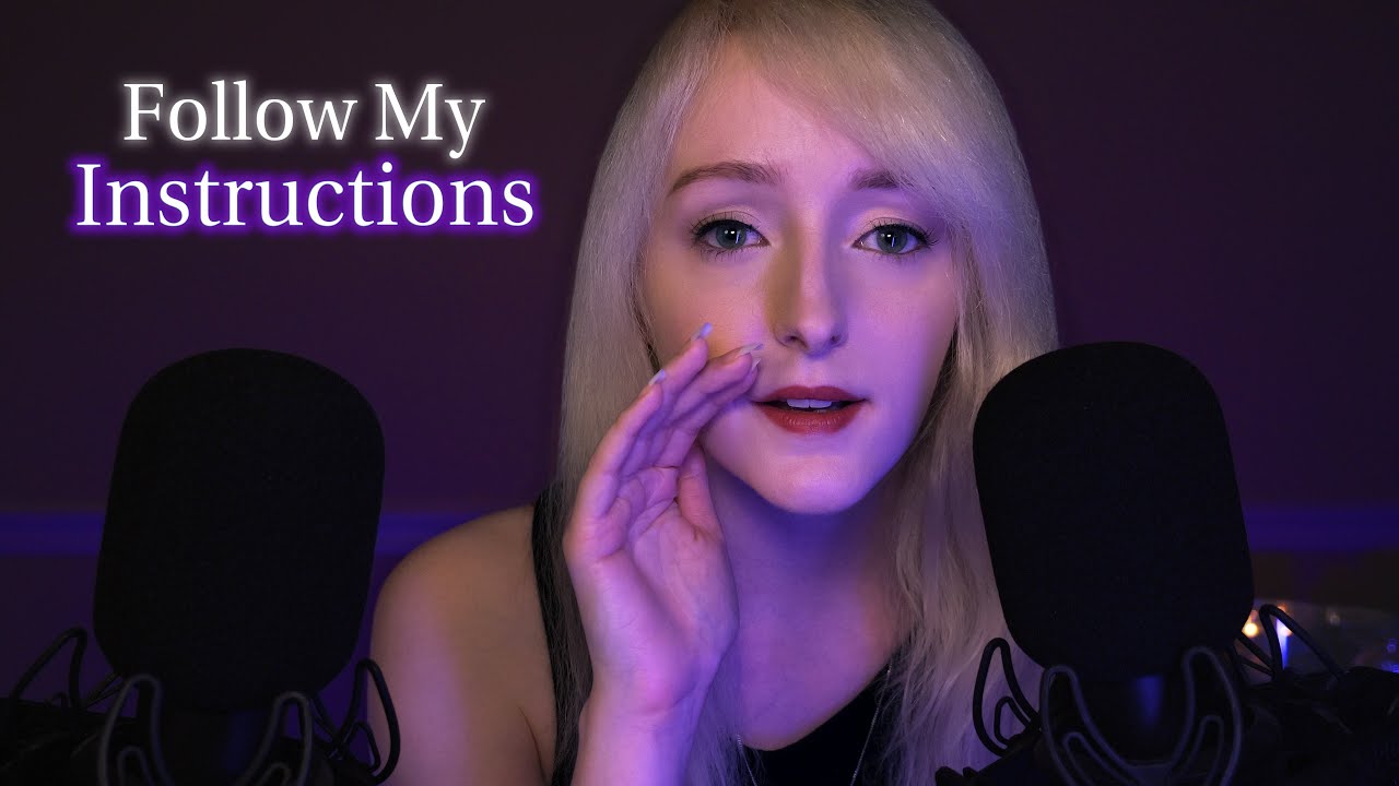 ASMR Follow My Instructions Eyes Closed for Sleep 💤