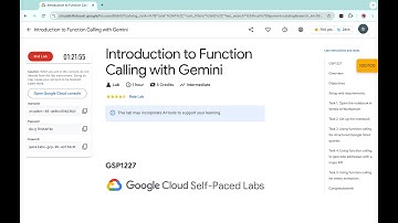Introduction to Function Calling with Gemini || #qwiklabs || #GSP1227 ||  [With Explanation🗣️]