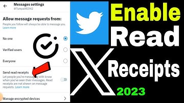 How to enable Read Receipts on X (Twitter) account? | Send Read Receipts on X (Twitter) account
