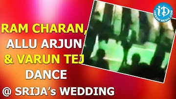Ramcharan, Allu Arjun & Varun Tej Dance @ Srija