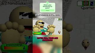 Baldi is Still GOOD ?? #funny #baldibasics #gaming