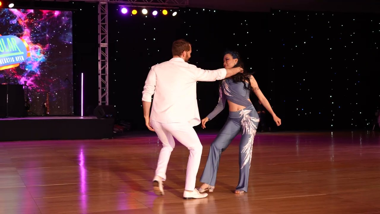 Melissa Liao with Kevin Kane Pro/am routine Swingtacular 2025