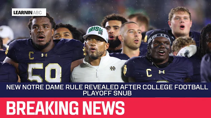 New Notre Dame Rule Revealed After College Football Playoff Snub — Fans Shocked! 