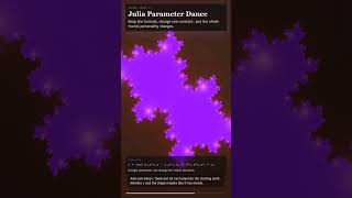 Julia Parameter Dance
