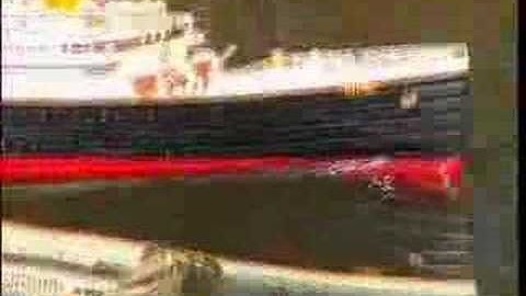 titanic RC model ship scale 1:150