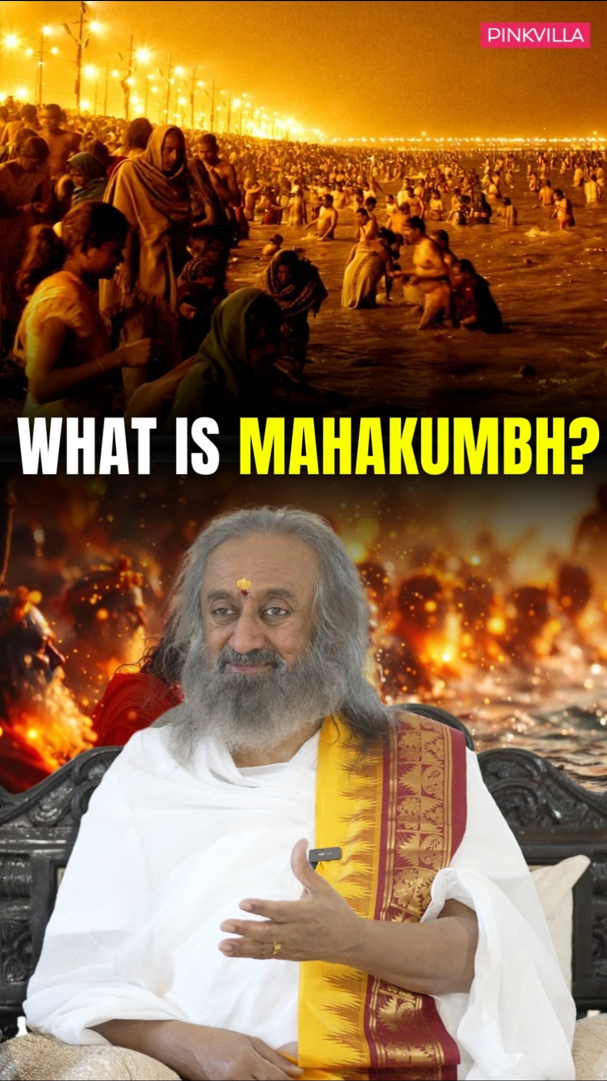 What Is MahaKumbh? Gurudev Sri Sri Ravi Shankar EXPLAINS | #shorts #mahakumbh #motivation