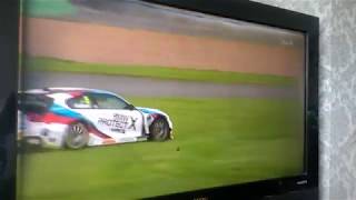 btcc 2017 Silverstone big crash