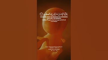 تلاوت قرآن کریم _ سوره الانفطار به صوت زیبای شیخ رعد محمد الکردی _ آیات ۱_۸ #رعد_الكردي #quran