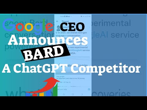 Google's CEO Sundar Pichai Announces ChatGPT Competitor Named Bard #chatgpt #google #chatbot #ai