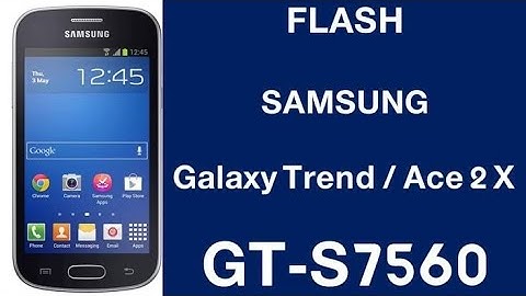 Flash Samsung Galaxy trend GT-S7560 With Odin3