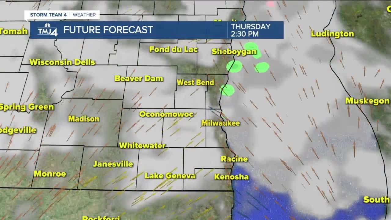 Warmer Thursday with scattered showers - YouTube