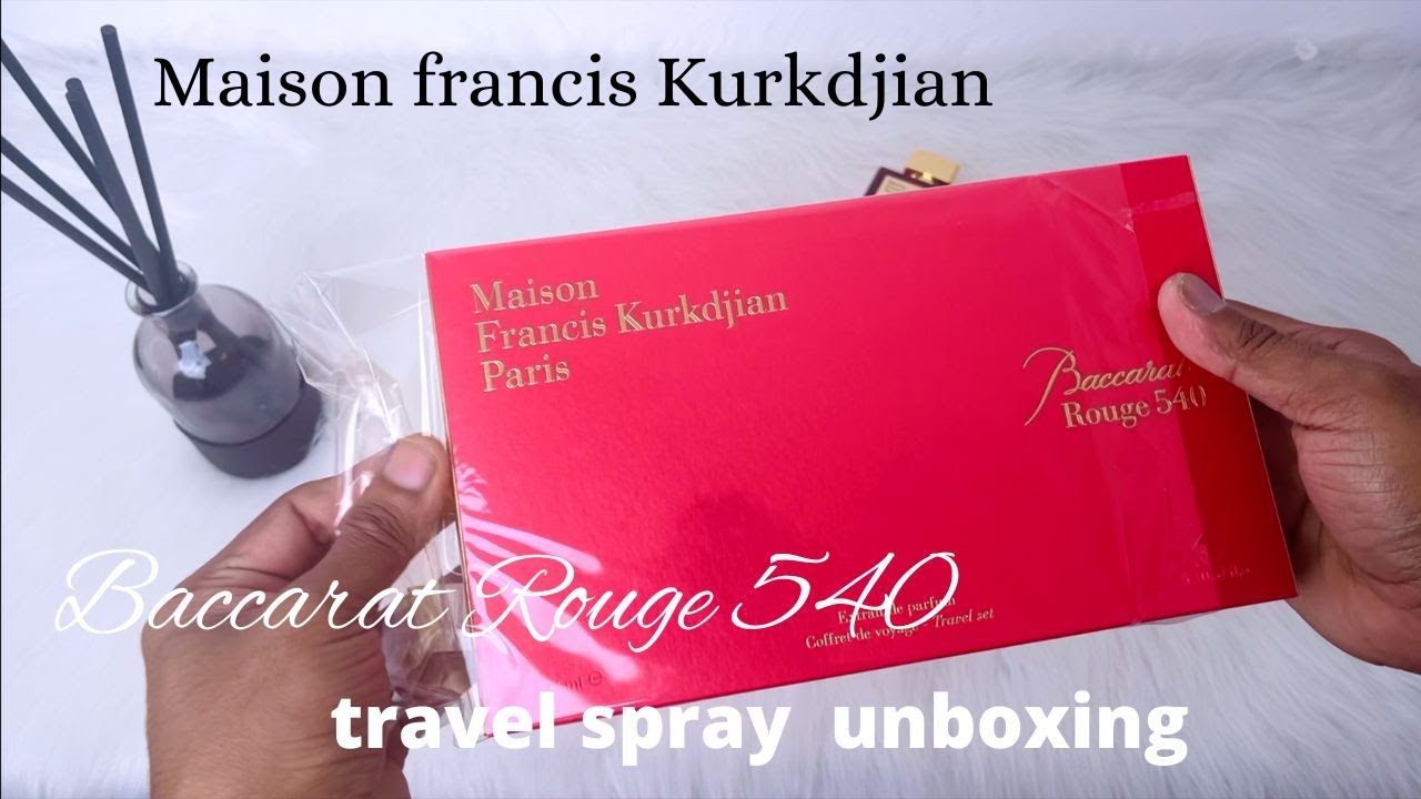 Coffret Baccarat Rouge Par Maison Francis Kurkdjian - Parfum 70 Ml, Neuf Sous Emballage
