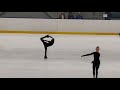 alena kostornaya short program (practise ostrava jgp)