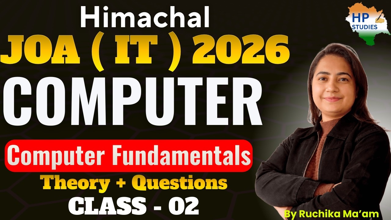 HP JOA ( IT ) 2026 | Computer Fundamentals | Theory + Questions #computerknowledge #hpjoait